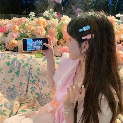 在水中